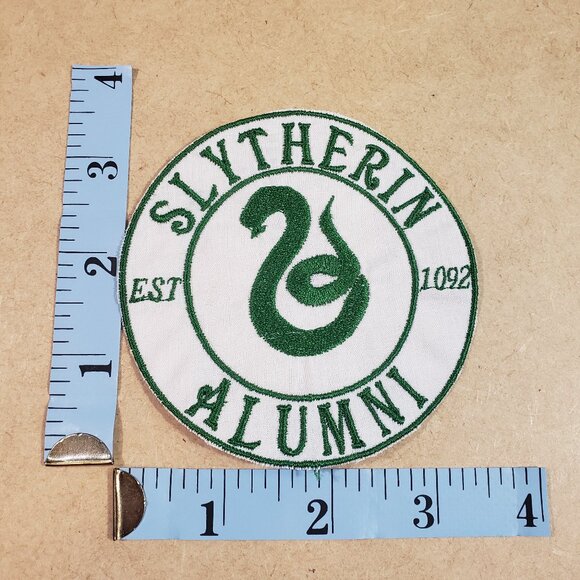 Slytherin Alumni Iron-On Patch (2/$12 or 5/$22) - Picture 2 of 2